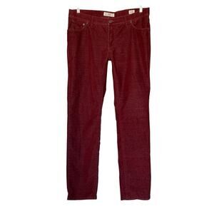 BRAX Chuck Modern Fit Micro Cord in Burned Red Mens Size 38